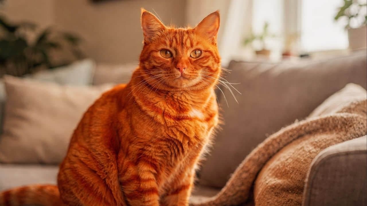 A ciência por trás dos gatos laranjas: genética e afeto